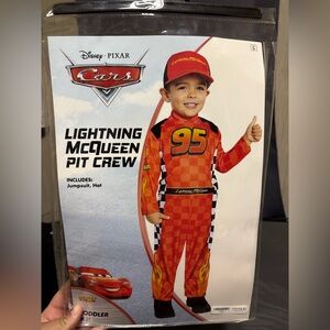 Disney Cars Lightning McQueen Pit Crew Costume - Red and Black